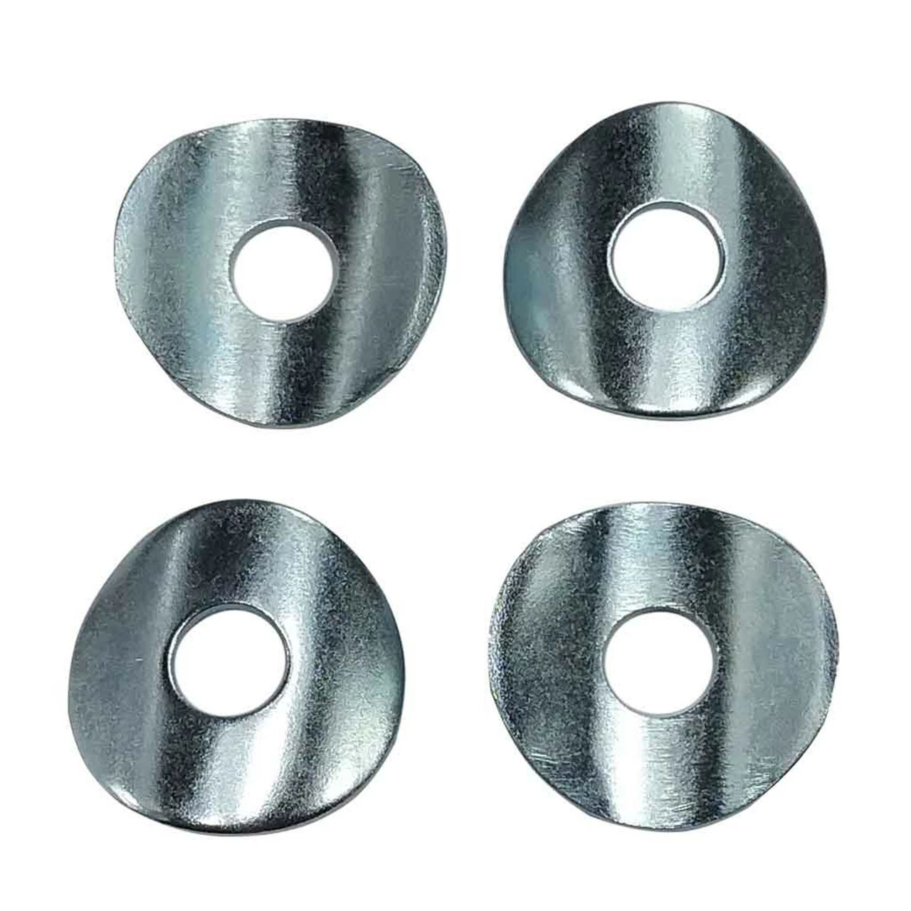 Best Pirce 👏 OMB Warehouse Set Of (4) Zinc-Plated Steel Curved Washers 7/8" Tube OD 5/16" Mini Bike Go Kart 🎁
