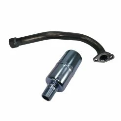 Outlet 🎁 OMB Warehouse Mini Bike Pipe W/ Muffler - Under Seat Style 🎁